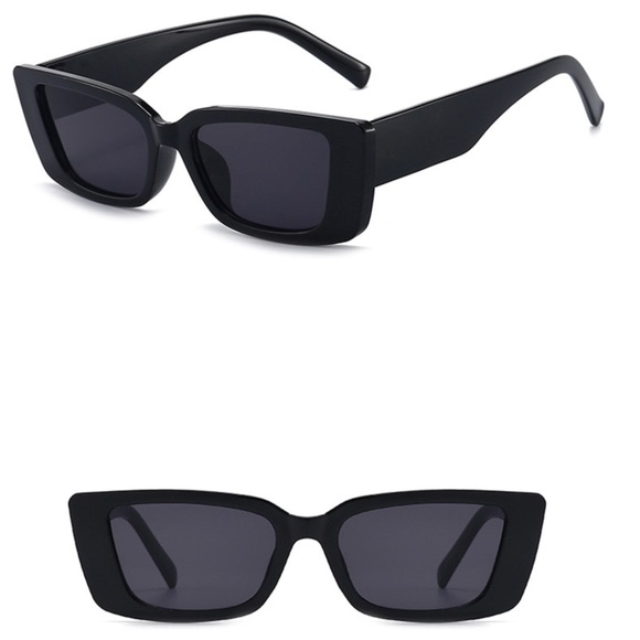 Babe with the power Jet Black sunglasses Retro WOW - Picture 3 of 5